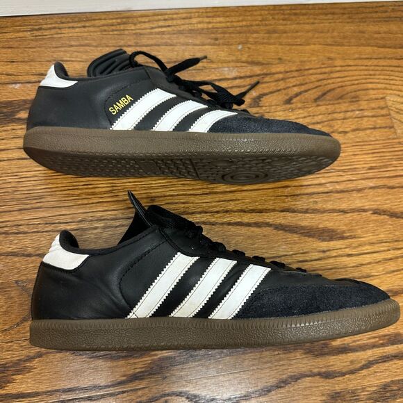 adidas Samba Classic Core Black White Gum Sneakers Men’s 8 / Women's 9 [034563] - Picture 5 of 9